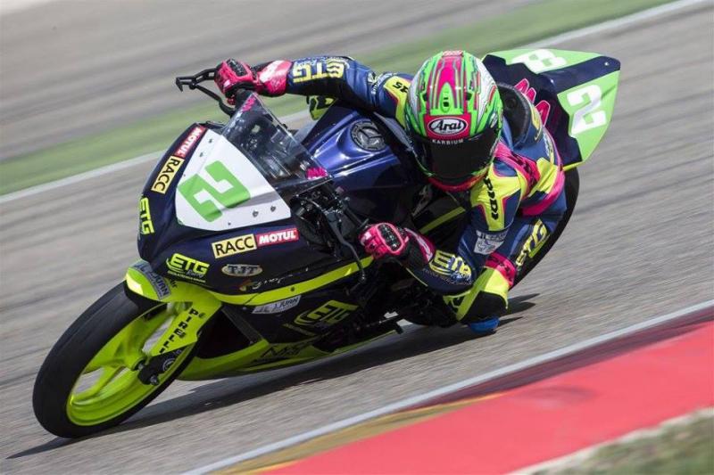 Ana nem csupán tehetséges, hanem világbajnoki futamgyőztes