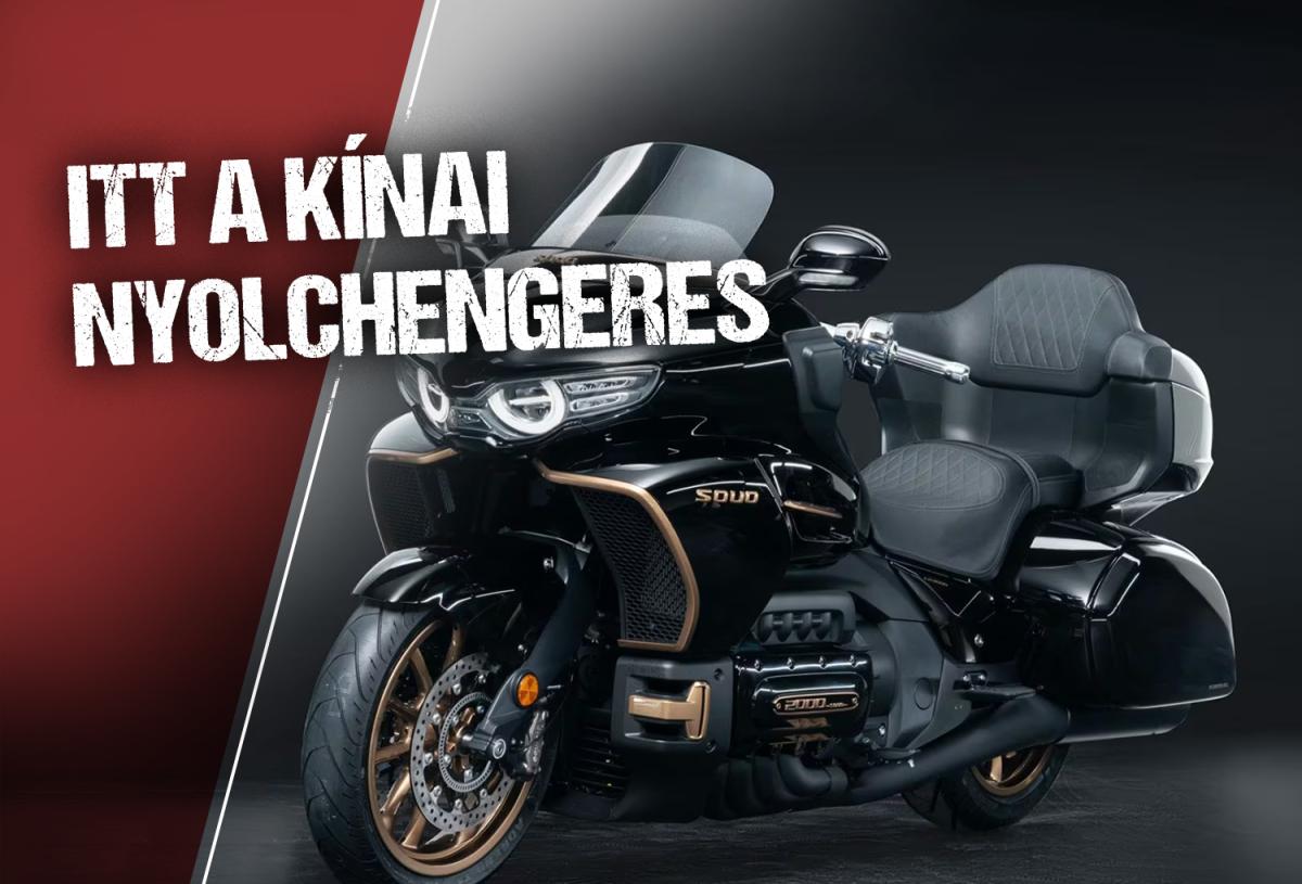 Elkészült a kínai nyolchengeres Gold Wing-klón