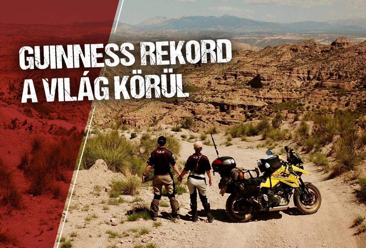 Új világrekord: párban a Föld körül egy V-Strom 1050-nel