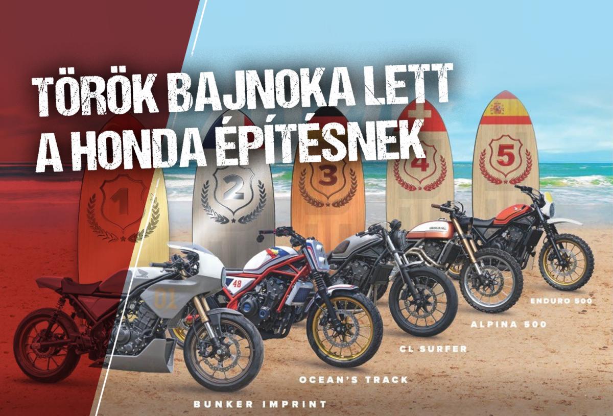 Nem várt győzelem született a Honda hipszter motorépítő versenyén