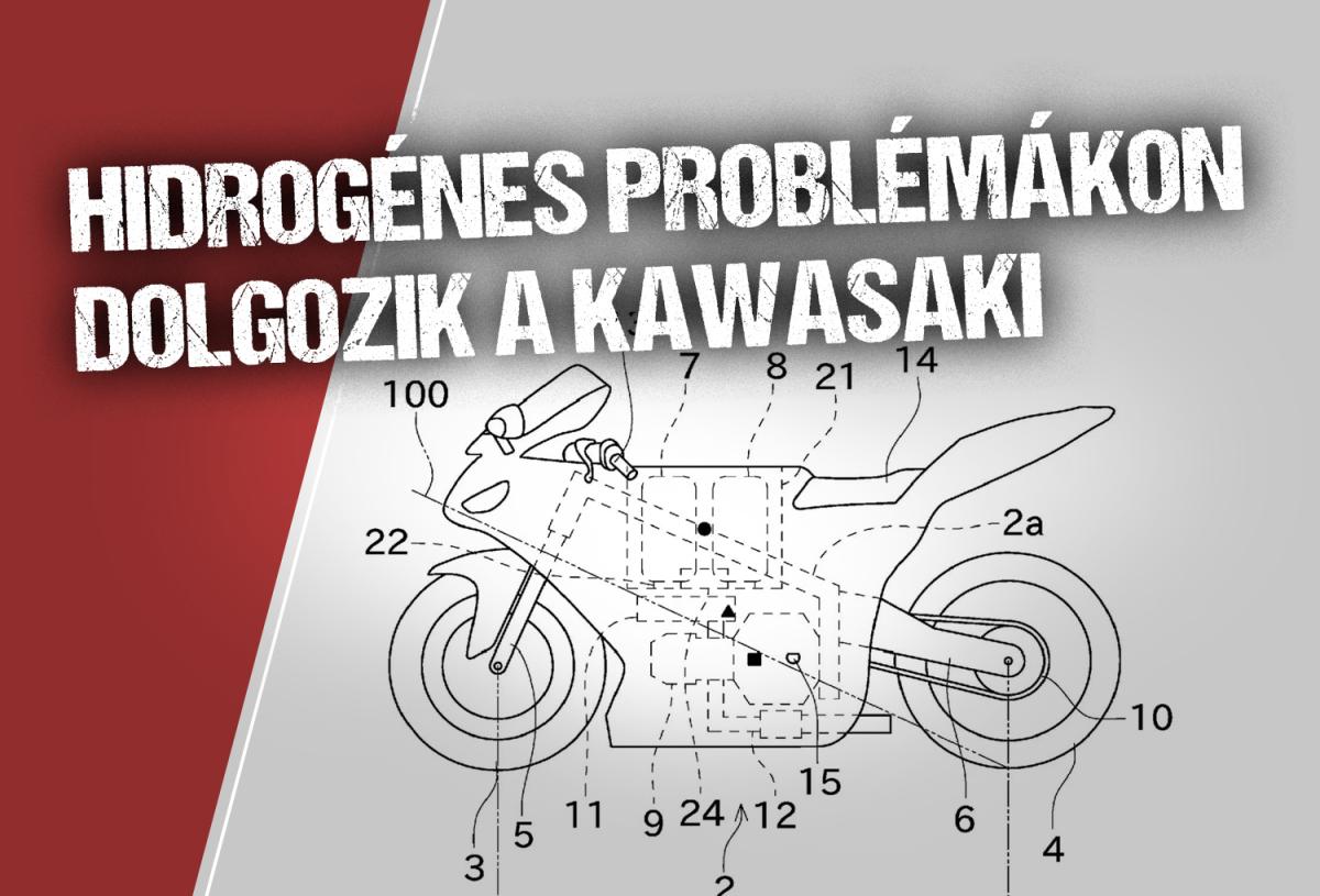 Így oldaná meg a Kawasaki a hidrogén tárolását a motoron