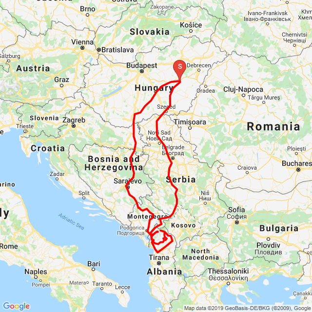 Albánia 2019.06.15-20