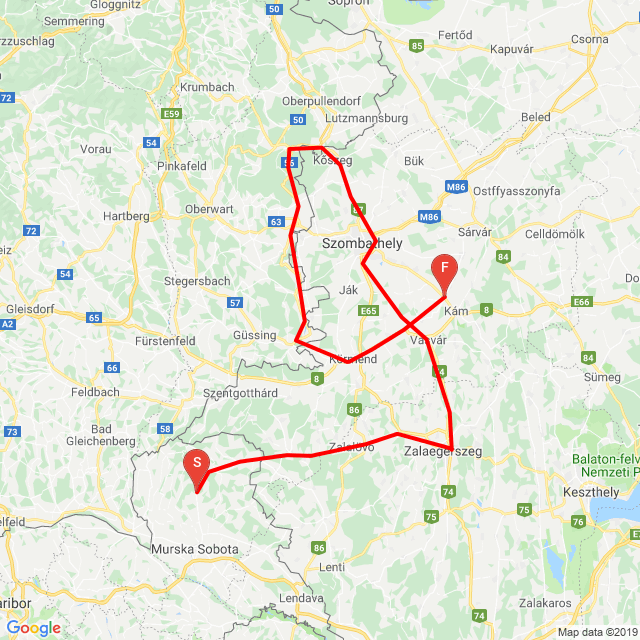Nome della gita: 20190714_121009<br>Motorista: Vale<br>Partenza: 2019.07.14.<br>Distanza: 260.84 km<br>Velocità media: 84 km/h<br> 20190714_121009