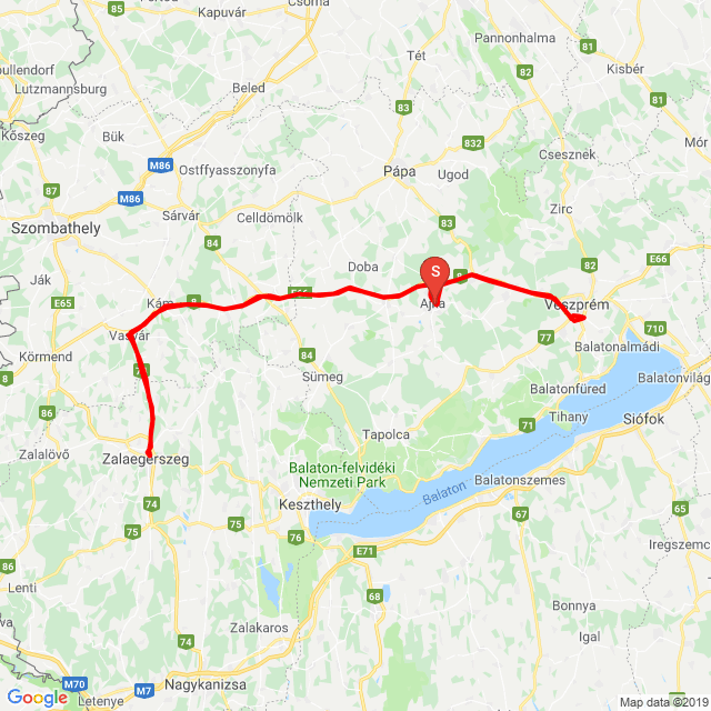 Name of route: 20190911_135410<br>Biker's name: M. Polanyi<br>Start: 2019.09.11.<br>Distance: 251.699 km<br>Average speed: 73 km/h<br> 20190911_135410