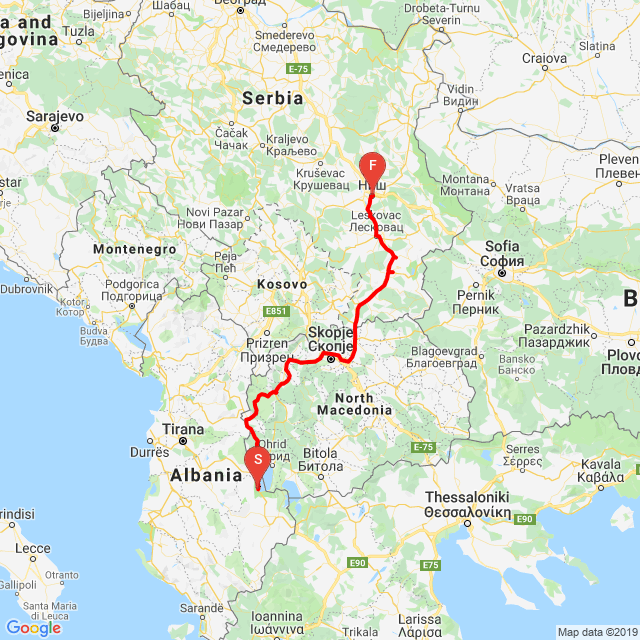 Pogradec - Nis