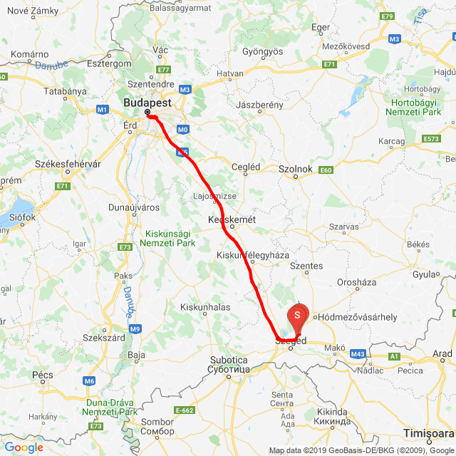 Nom du voyage: 20191016_Budapest Tommot<br>Motard: Jaksa Zoltán<br>Départ: 2019.10.16.<br>Distance: 343.556 km<br>Vitesse moyenne: 111 km/h<br> 20191016_Budapest Tommot
