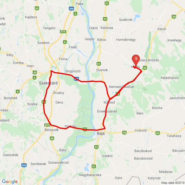 Nome della gita: 20191020_134923<br>Motorista: Ruff József<br>Partenza: 2019.10.20.<br>Distanza: 128 km<br>Velocità media: 67 km/h<br> 20191020_134923