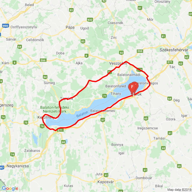 Name of route: 20191021 Balatoni őszi csavargás :) <br>Biker's name: Zwickl László<br>Start: 2019.10.21.<br>Distance: 199.861 km<br>Average speed: 66 km/h<br> 20191021 Balatoni őszi csavargás :)