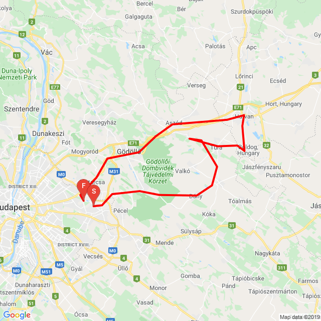 Name of route: 20191021_114414<br>Biker's name: Marietta<br>Start: 2019.10.21.<br>Distance: 121.433 km<br>Average speed: 54 km/h<br> 20191021_114414
