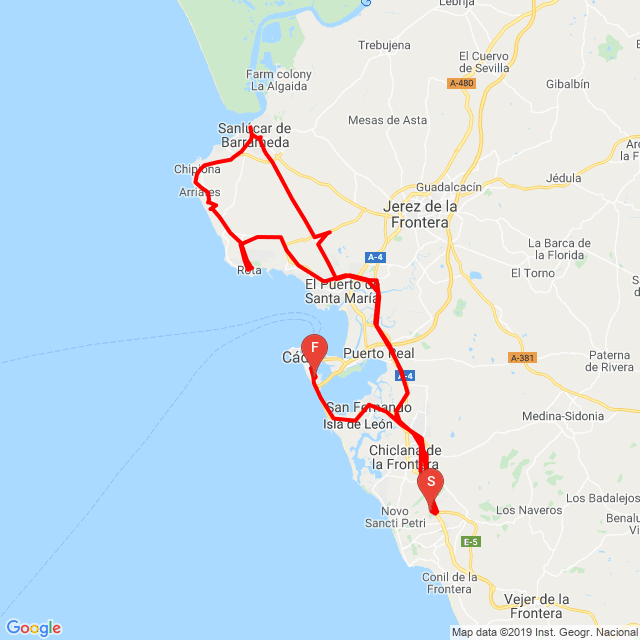 Útvonal neve: 20191106_073646<br>Motoros: Javi<br>Indulás: 2019.11.06.<br>Távolság: 196.606 km<br>Átlagsebesség: 59 km/h<br> 20191106_073646