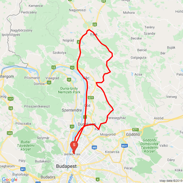 Name of route: 20191116-Bánki tó<br>Biker's name: Gábor Turi<br>Start: 2019.11.16.<br>Distance: 111.262 km<br>Average speed: 63 km/h<br> 20191116-Bánki tó