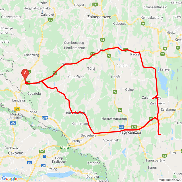 Name of route: 20200202_132614<br>Biker's name: Krisztián Bolla<br>Start: 2020.02.02.<br>Distance: 172.43 km<br>Average speed: 75 km/h<br> 20200202_132614