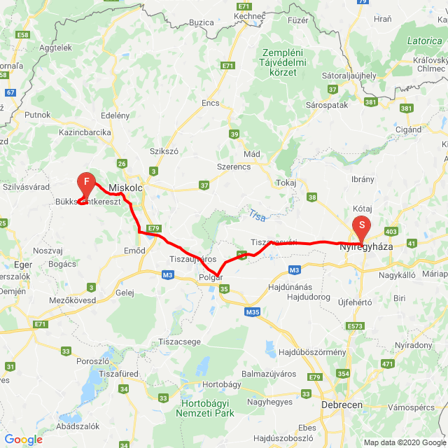 Nom du voyage: 20190622_114710<br>Motard: Barsi Zoltán<br>Départ: 2019.06.22.<br>Distance: 114.565 km<br>Vitesse moyenne: 79 km/h<br> 20190622_114710