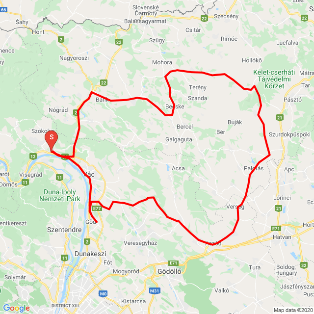 Name der Route: 20200426_144842<br>Motorfahrer: D.P.<br>Abfahrt: 2020.04.26.<br>Distanz: 183.955 km<br>Durchschnittsgeschwindigkeit: 69 km/h<br> 20200426_144842