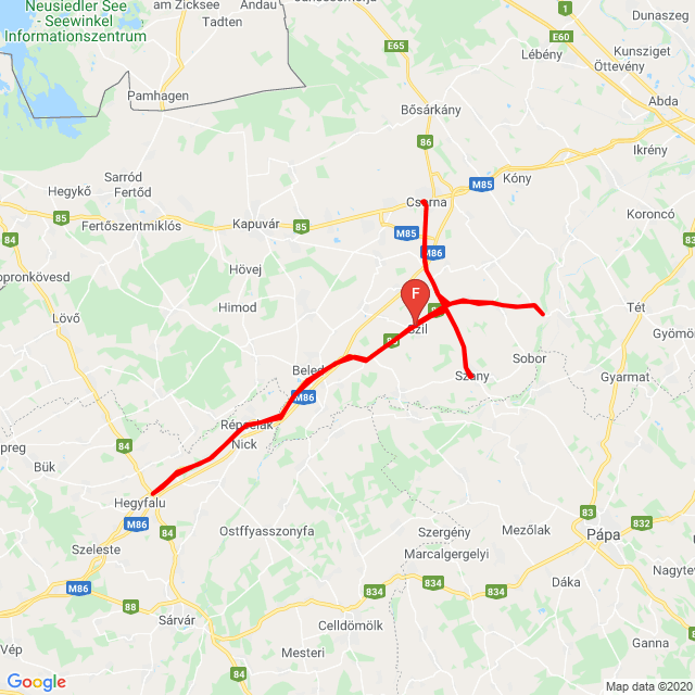 Name der Route: 20200426_165332<br>Motorfahrer: Szijj Balázs<br>Abfahrt: 2020.04.26.<br>Distanz: 127.779 km<br>Durchschnittsgeschwindigkeit: 96 km/h<br> 20200426_165332