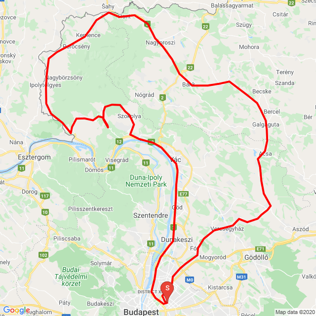 Name der Route: 20200426_131455<br>Motorfahrer: Tóth Barnabás<br>Abfahrt: 2020.04.26.<br>Distanz: 218.379 km<br>Durchschnittsgeschwindigkeit: 54 km/h<br> 20200426_131455