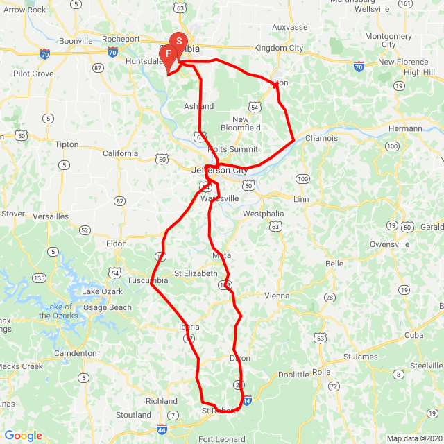 Name of route: 20200502_114915<br>Biker's name: Mike Mueller<br>Start: 2020.05.02.<br>Distance: 385.14 km<br>Average speed: 78 km/h<br> 20200502_114915