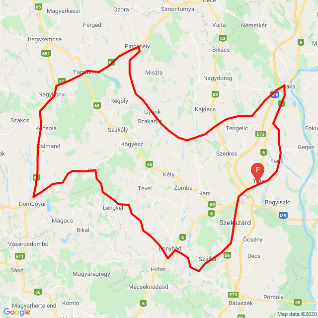 Name of route: 20200503_121843<br>Biker's name: József Pauli<br>Start: 2020.05.03.<br>Distance: 215.397 km<br>Average speed: 91 km/h<br> 20200503_121843