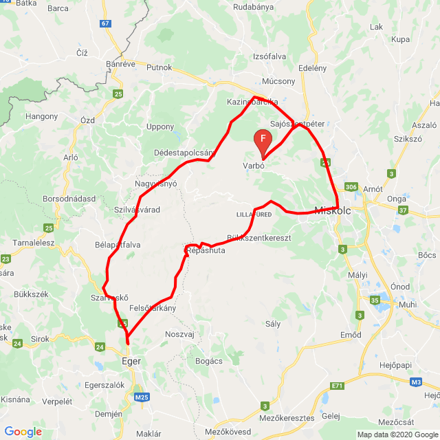 Name of route: Eger 20200517<br>Biker's name: Tóth György<br>Start: 2020.05.17.<br>Distance: 147.624 km<br>Average speed: 46 km/h<br> Eger 20200517