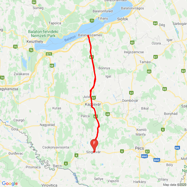 Nom du voyage: 20200606_121548<br>Motard: Pap Gyula<br>Départ: 2020.06.06.<br>Distance: 191.067 km<br>Vitesse moyenne: 75 km/h<br> 20200606_121548