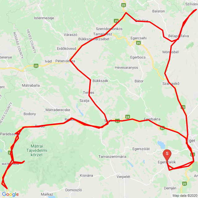 Name of route: 20200613_094948<br>Biker's name: Péter Rácz<br>Start: 2020.06.13.<br>Distance: 191.998 km<br>Average speed: 63 km/h<br> 20200613_094948