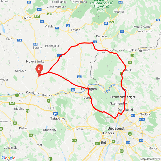 Name of route: 20200613_felvideken atnyulo trip<br>Biker's name: Péter Kádek<br>Start: 2020.06.13.<br>Distance: 238.164 km<br>Average speed: 68 km/h<br> 20200613_felvideken atnyulo trip