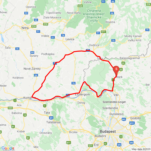 Name of route: Közeli helyeken ;)<br>Biker's name: Ádám Rompos<br>Start: 2020.06.13.<br>Distance: 228.882 km<br>Average speed: 80 km/h<br> Közeli helyeken ;)