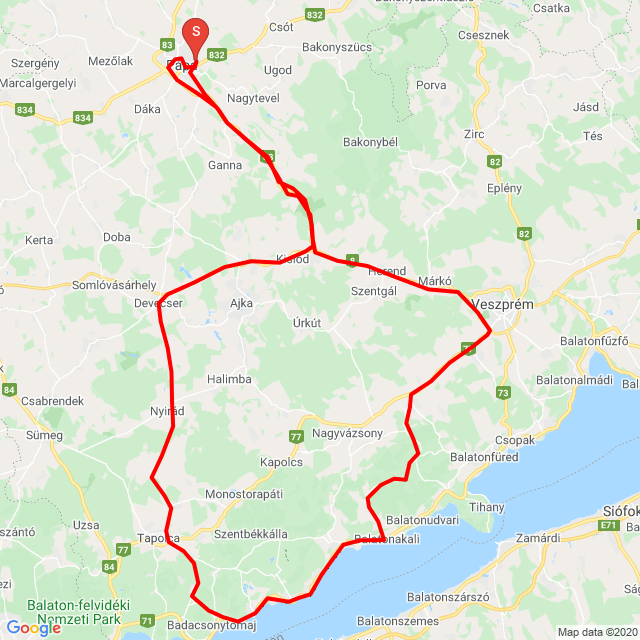 Name of route: 20200613_153038<br>Biker's name: János Márta<br>Start: 2020.06.13.<br>Distance: 192.757 km<br>Average speed: 75 km/h<br> 20200613_153038