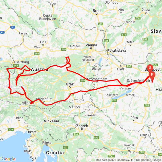 Name of route: Ausztria 2020<br>Biker's name: Bolyki Balázs<br>Start: 2020.08.03.<br>Distance: 2018.08 km<br>Average speed: 65 km/h<br> Ausztria 2020