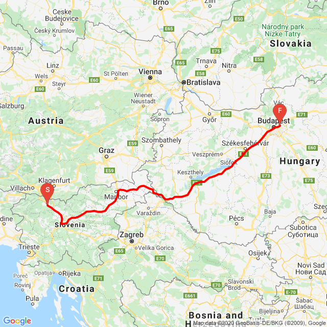 20200910 Bled -> Budapest