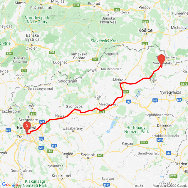 Útvonal neve: Patakra hidegben<br>Motoros: Dave<br>Indulás: 2020.11.07.<br>Távolság: 254.825 km<br>Átlagsebesség: 64 km/h<br> Patakra hidegben