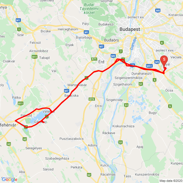 Name of route: 20201213_104108<br>Biker's name: Tamás Kovács<br>Start: 2020.12.13.<br>Distance: 147.89 km<br>Average speed: 81 km/h<br> 20201213_104108