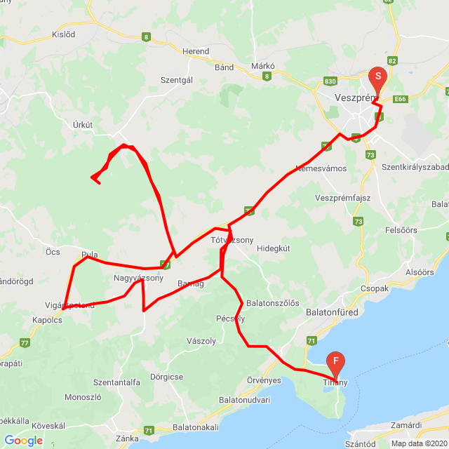 Name of route: 20201003_140846<br>Biker's name: Viktor Kovács<br>Start: 2020.10.03.<br>Distance: 101.205 km<br>Average speed: 71 km/h<br> 20201003_140846