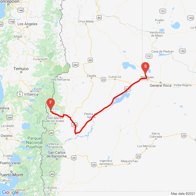 Centenario - Laguna Verde (Ruta 62)