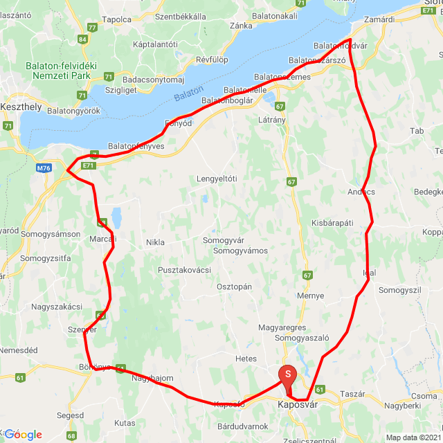Name of route: 20210425_160945<br>Biker's name: Zaza kadét<br>Start: 2021.04.25.<br>Distance: 186.716 km<br>Average speed: 69 km/h<br> 20210425_160945
