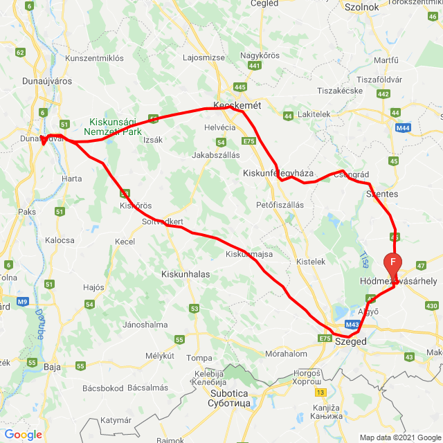 Name of route: 20210502_085505<br>Biker's name: Palacsinta Pista<br>Start: 2021.05.02.<br>Distance: 301.431 km<br>Average speed: 82 km/h<br> 20210502_085505