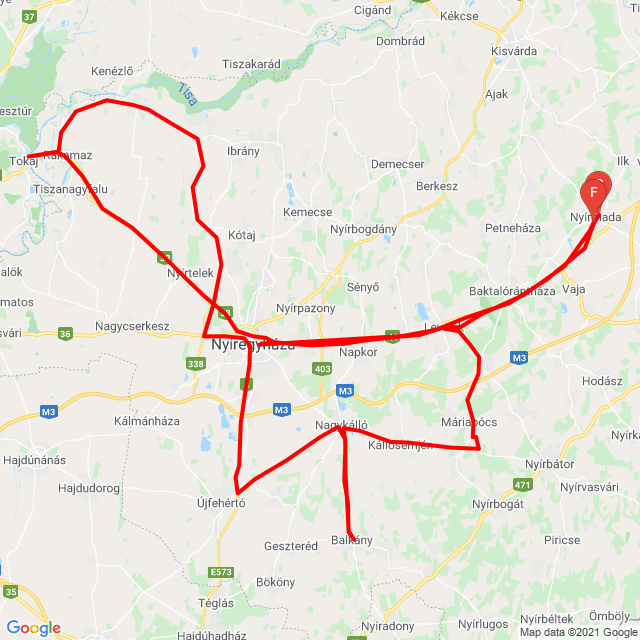 Name of route: 20210501_123228<br>Biker's name: Szabolcs Bende<br>Start: 2021.05.01.<br>Distance: 271.757 km<br>Average speed: 62 km/h<br> 20210501_123228