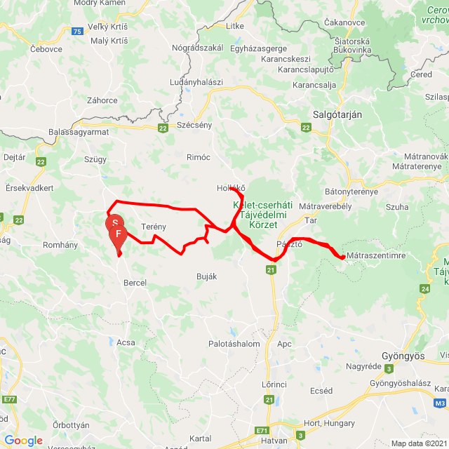 Nombre de la trayectoria: 20210521_135407<br>Motociclista: Mahesvara<br>Salida: 2021.05.21.<br>Distancia: 127.404 km<br>Velocidad media: 49 km/h<br> 20210521_135407