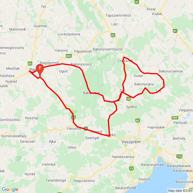 Nombre de la trayectoria: 20210526_bakony_olaszfalu_csesznek_8as<br>Motociclista: Bödör Dávid<br>Salida: 2021.05.26.<br>Distancia: 167.959 km<br>Velocidad media: 76 km/h<br> 20210526_bakony_olaszfalu_csesznek_8as