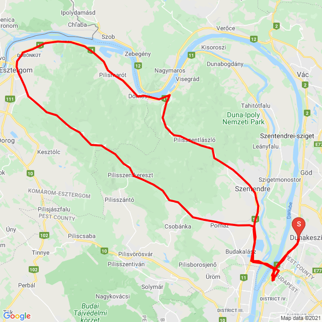 Nome della gita: 20210605<br>Motorista: Mcszorongat<br>Partenza: 2021.06.05.<br>Distanza: 100.544 km<br>Velocità media: 61 km/h<br> 20210605