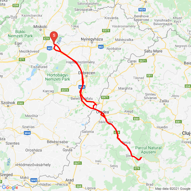 Nom du voyage: 20210612_060216<br>Motard: Gyula Bujtor<br>Départ: 2021.06.12.<br>Distance: 526.127 km<br>Vitesse moyenne: 84 km/h<br> 20210612_060216