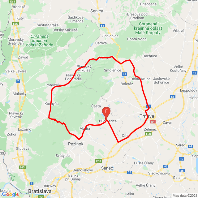 Name of route: ADVNTRE79 - Záhorie, H.&D. Krupá <br>Biker's name: Jr.pier<br>Start: 2021.08.01.<br>Distance: 117.865 km<br>Average speed: 62 km/h<br> ADVNTRE79 - Záhorie, H.&D. Krupá