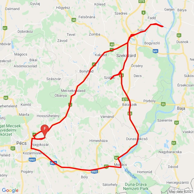 Nom du voyage: 20210803_133813<br>Motard: Mihály Schultz<br>Départ: 2021.08.03.<br>Distance: 194.98 km<br>Vitesse moyenne: 66 km/h<br> 20210803_133813