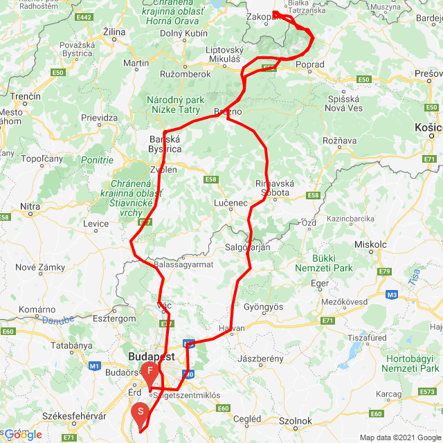Nome della gita: Slovenski-Polenski<br>Motorista: Nagy Alex<br>Partenza: 2021.08.03.<br>Distanza: 831.837 km<br>Velocità media: 71 km/h<br> Slovenski-Polenski