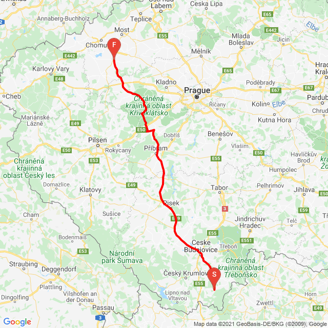 Útvonal neve: 20210806_110054<br>Motoros: Milan Bohuslav<br>Indulás: 2021.08.06.<br>Távolság: 236.101 km<br>Átlagsebesség: 62 km/h<br> 20210806_110054