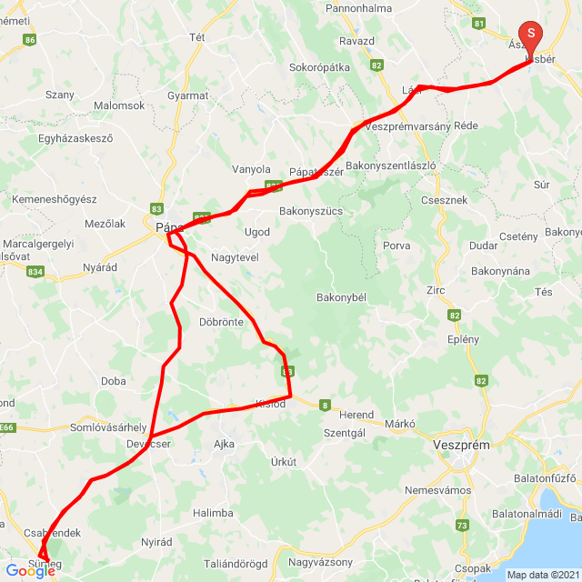 Name of route: 20210923_131813 Bobo<br>Biker's name: Balázs<br>Start: 2021.09.23.<br>Distance: 211.717 km<br>Average speed: 74 km/h<br> 20210923_131813 Bobo