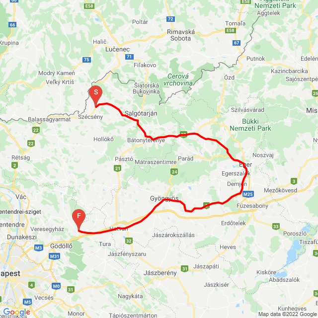 Nome della gita: 20220205_223322<br>Motorista: Bernáth Gábor Vuk<br>Partenza: 2022.02.05.<br>Distanza: 169.584 km<br>Velocità media: 68 km/h<br> 20220205_223322