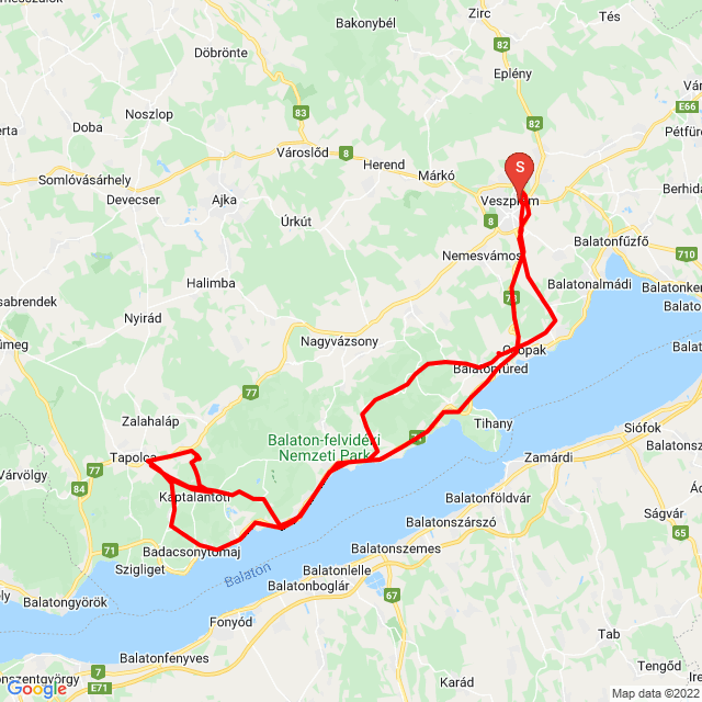 Name of route: Jaj a seggem<br>Biker's name: Gyömörei Richárd<br>Start: 2022.03.27.<br>Distance: 171.018 km<br>Average speed: 48 km/h<br> Jaj a seggem