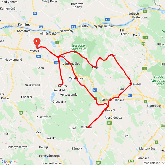 Name of route: 20220327_093455<br>Biker's name: Tamas Hegedus<br>Start: 2022.03.27.<br>Distance: 171.299 km<br>Average speed: 64 km/h<br> 20220327_093455