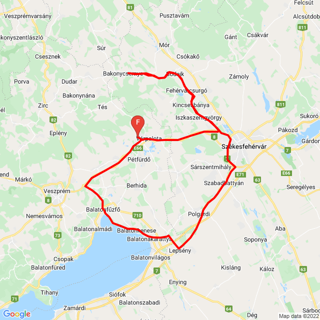 Name of route: 20220327_132312<br>Biker's name: Amjad<br>Start: 2022.03.27.<br>Distance: 150.425 km<br>Average speed: 66 km/h<br> 20220327_132312